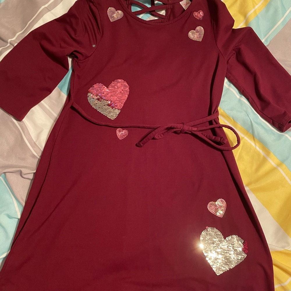 Justice flip sequins dress